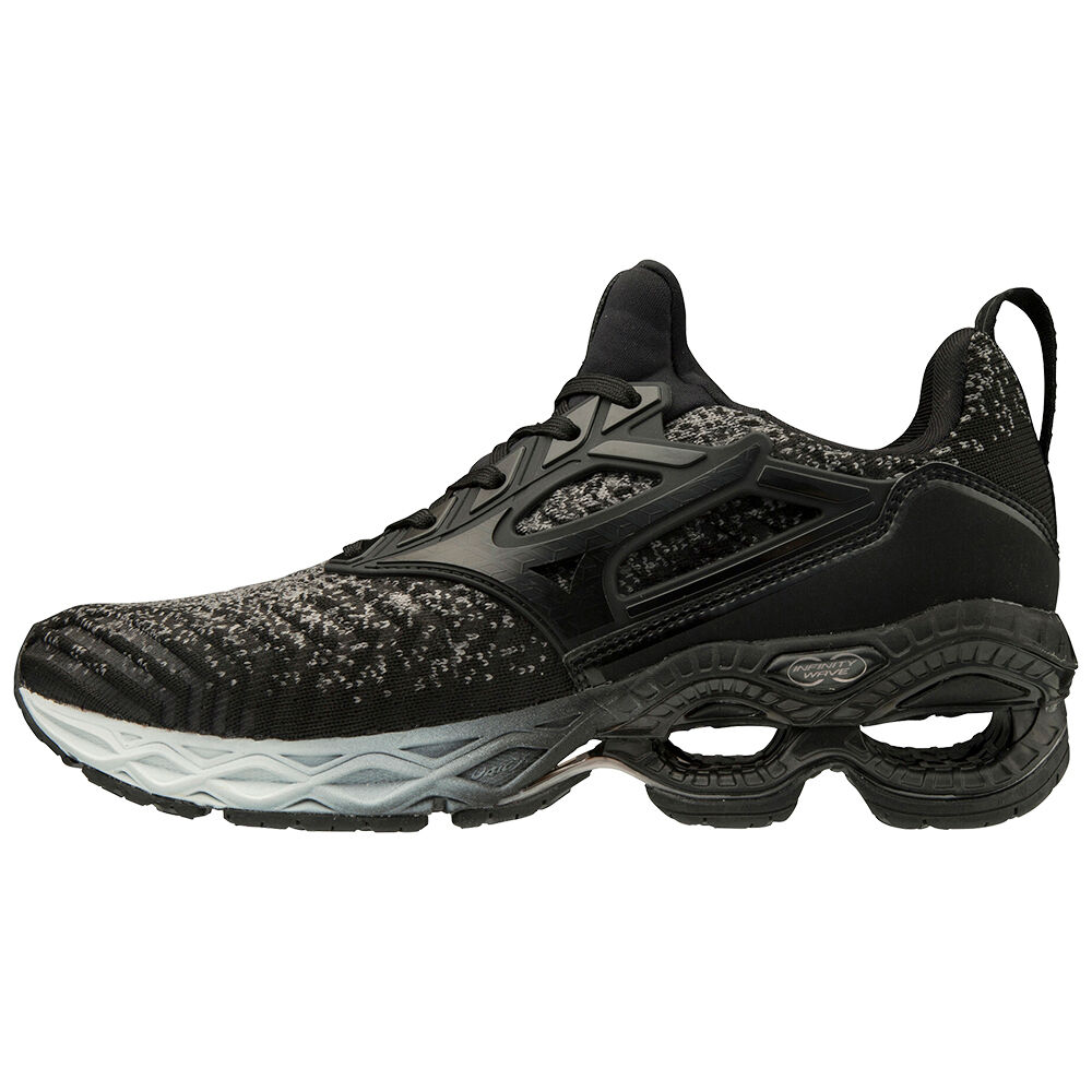 Zapatillas Running Mizuno Wave Creation Waveknit Mujer Negras Outlet XGHQ-45983